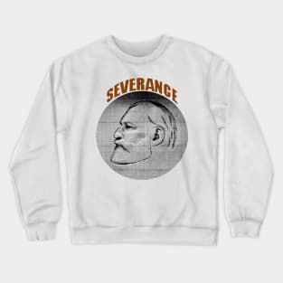 severance series Adam Scott and Britt Lower fan works graphic design by ironpalette Crewneck Sweatshirt